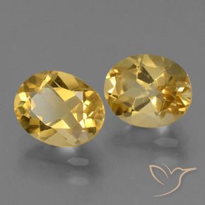 Pedras preciosas de Citrino Dourado médio natural de 4.79 ct, oval, VVS