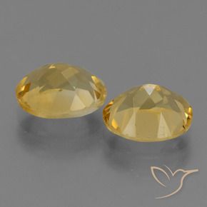 Pedras preciosas de Citrino Dourado médio natural de 4.79 ct, oval, VVS