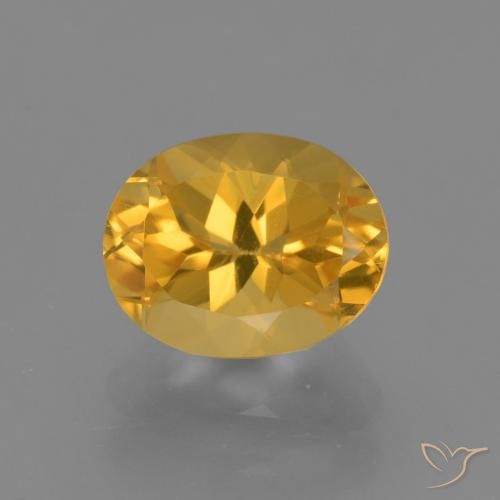 2.58ct Natural Laranja Dourada Citrino, oval, VVS-VS