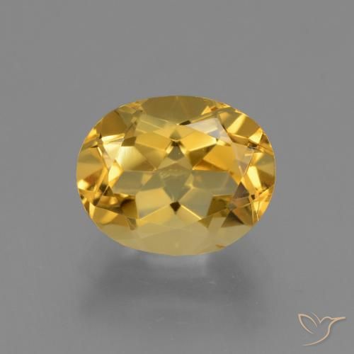 2.60ct Natural Laranja Dourada Citrino, oval, VVS