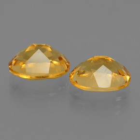 Pedras preciosas de citrino dourado natural de 4,80 ct, corte oval, VVS
