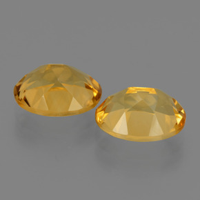 Pedras preciosas de citrino dourado natural de 4,98 ct, corte oval, VVS-VS