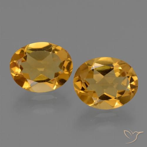 4.02ctw Natural Dourado Escuro Citrino, oval, VS