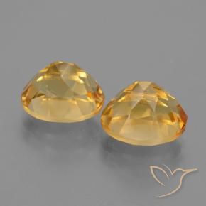 Pedras preciosas de Citrino Laranja Dourado Profundo natural de 6.30 ct, oval, VVS