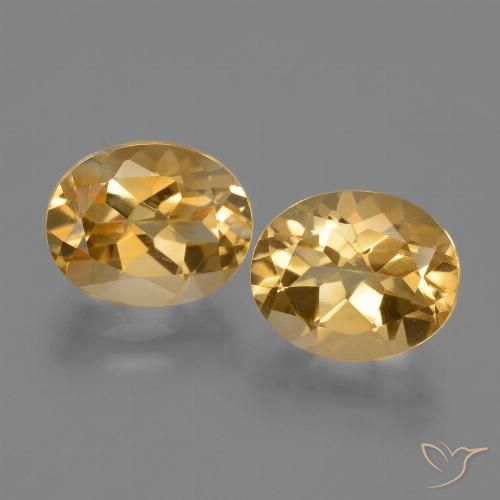 5.30ctw Natural Dourado Médio-escuro Citrino, oval, VVS-VS