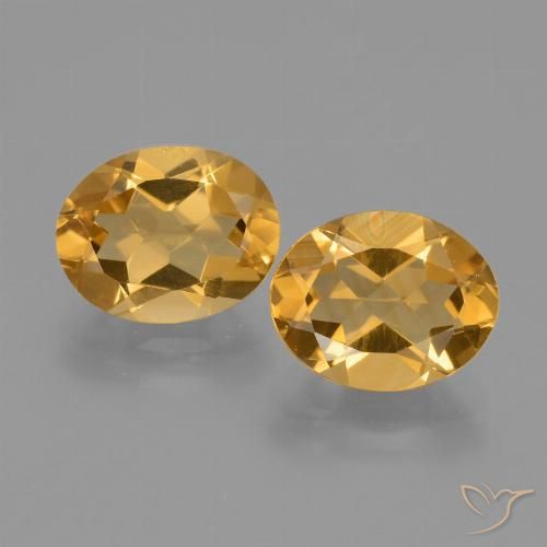 4.52ctw Natural Dourado Médio-escuro Citrino, oval, VVS