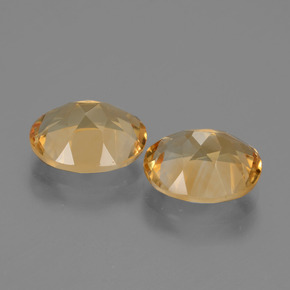 Pedras preciosas de citrino dourado natural de 4,84 ct, corte oval, VVS-VS