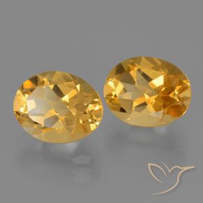 Pedras preciosas de Citrino Laranja Dourado Profundo natural de 5.03 ct, oval, VVS