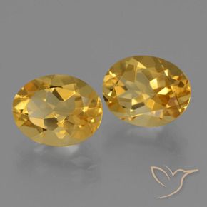 Pedras preciosas de Citrino Laranja Dourado Profundo natural de 4.93 ct, oval, VVS