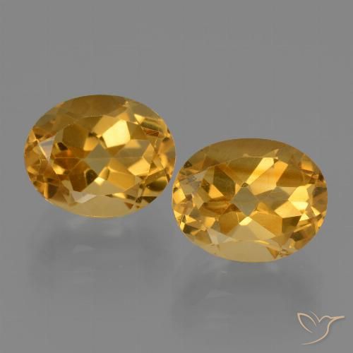 5.62ctw Natural Dourado Escuro Citrino, oval, VVS-VS