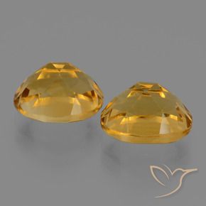 Pedras preciosas de Citrino Dourado Escuro natural de 5.62 ct, oval, VVS-VS