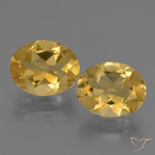 4.50ctw Natural Laranja Dourada Citrino, oval, VVS