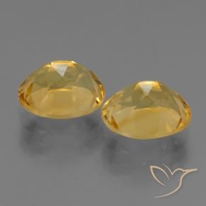 Pedras preciosas de Citrino Laranja Dourado Profundo natural de 4.92 ct, oval, VVS