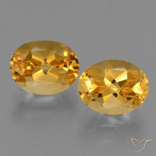4.96ctw Natural Laranja Dourado Profundo Citrino, oval, VVS