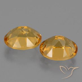 Pedras preciosas de Citrino ouro profundo natural de 5.43 ct, oval, VS