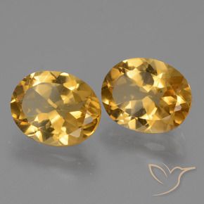 Pedras preciosas de Citrino Ouro natural de 4.72 ct, oval, VVS-VS
