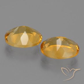 Pedras preciosas de Citrino Ouro natural de 4.72 ct, oval, VVS-VS