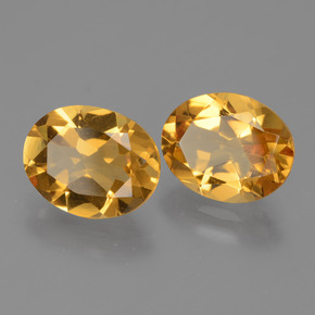 Pedras preciosas de citrino dourado natural de 4,51 ct, corte oval, VVS-VS
