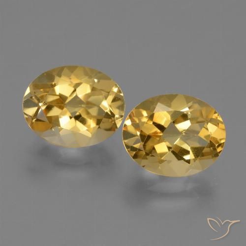 4.96ctw Natural Dourado Médio-escuro Citrino, oval, VVS-VS