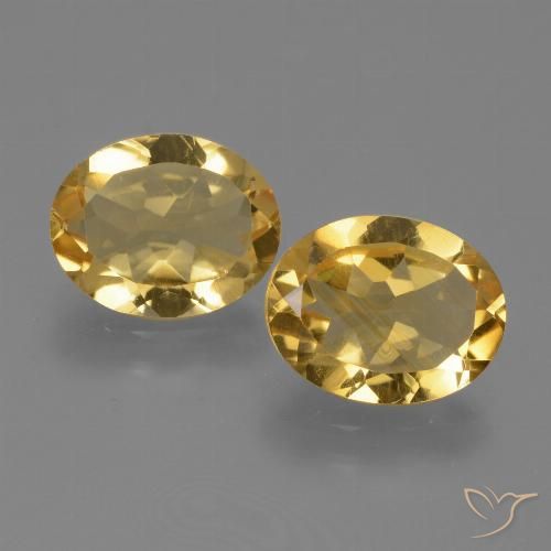 4.45ctw Natural Dourado Médio-escuro Citrino, oval, VVS-VS
