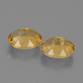 Pedras preciosas de citrino dourado natural de 4,81 ct, corte oval, VVS