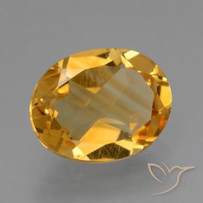 Citrino Laranja-dourado médio-claro Natural 2.09ct, oval, VS