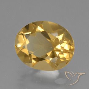 Citrino Laranja Dourada Natural 2.25ct, oval, VVS