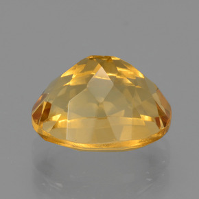 Citrino amarelo natural 3,18ct, corte oval, VVS