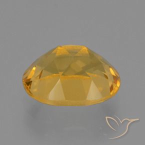 Citrino Dourado Médio-escuro Natural 2.50ct, oval, VVS-VS
