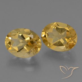 Pedras preciosas de Citrino Laranja Dourado Profundo natural de 4.84 ct, oval, VVS