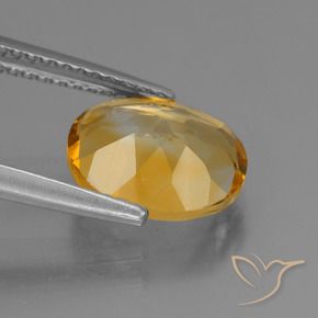 Citrino Laranja-dourado médio Natural 2.33ct, oval, VS