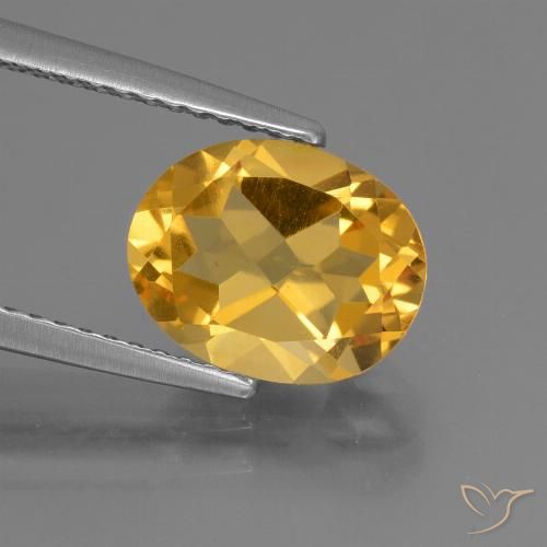 2.57ct Natural Dourado médio Citrino, oval, VVS-VS