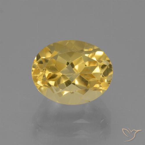 2.92ct Natural Laranja Dourada Citrino, oval, VVS