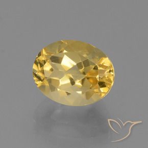Citrino Laranja Dourada Natural 2.92ct, oval, VVS