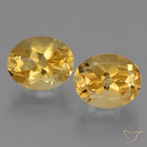 5.77ctw Natural Dourado médio Citrino, oval, VVS