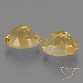 Pedras preciosas de Citrino Dourado médio natural de 5.77 ct, oval, VVS