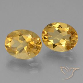 Pedras preciosas de Citrino ouro brilhante natural de 4.69 ct, oval, VVS