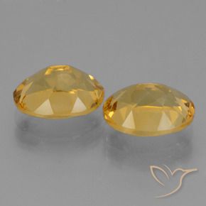 Pedras preciosas de Citrino ouro brilhante natural de 4.69 ct, oval, VVS