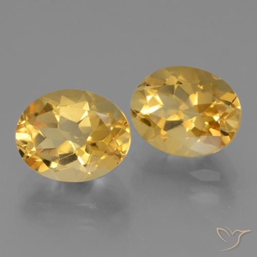Pedras preciosas de Citrino Ouro natural de 5.18 ct, oval, VVS