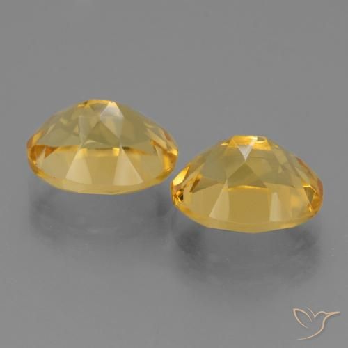 Pedras preciosas de Citrino Ouro natural de 5.18 ct, oval, VVS