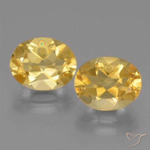 4.60ctw Natural ouro brilhante Citrino, oval, VS