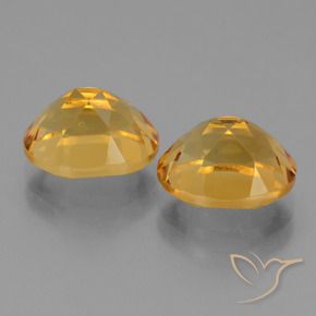 Pedras preciosas de Citrino Laranja Dourado Profundo natural de 5.40 ct, oval, VVS-VS