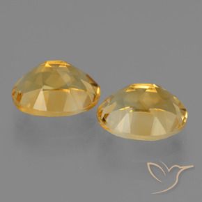 Pedras preciosas de Citrino Dourado Escuro natural de 5.25 ct, oval, VVS