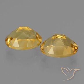 Pedras preciosas de Citrino Dourado médio natural de 5.40 ct, oval, VVS