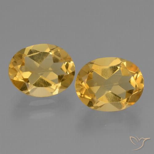 4.29ctw Natural ouro profundo Citrino, oval, VS