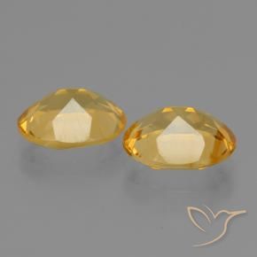 Pedras preciosas de Citrino ouro profundo natural de 4.29 ct, oval, VS