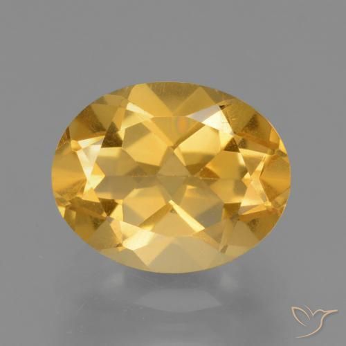 2.47ct Natural Laranja Dourada Citrino, oval, VVS-VS