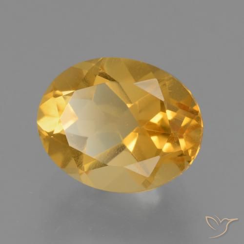 Citrino Laranja Dourada Natural 2.47ct, oval, VVS-VS