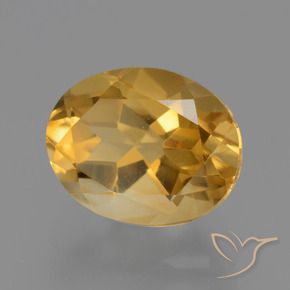 Citrino Laranja Dourado Profundo Natural 2.74ct, oval, VVS