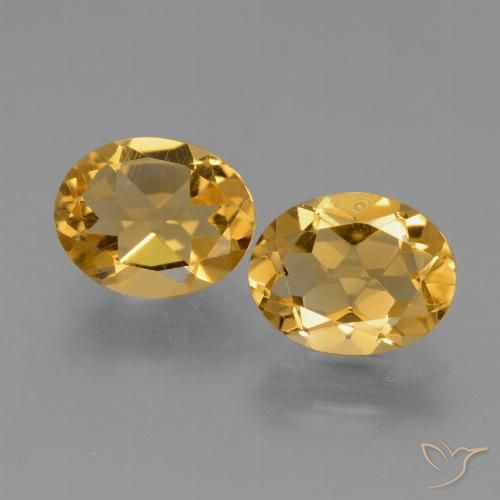 4.46ctw Natural Dourado Escuro Citrino, oval, VS